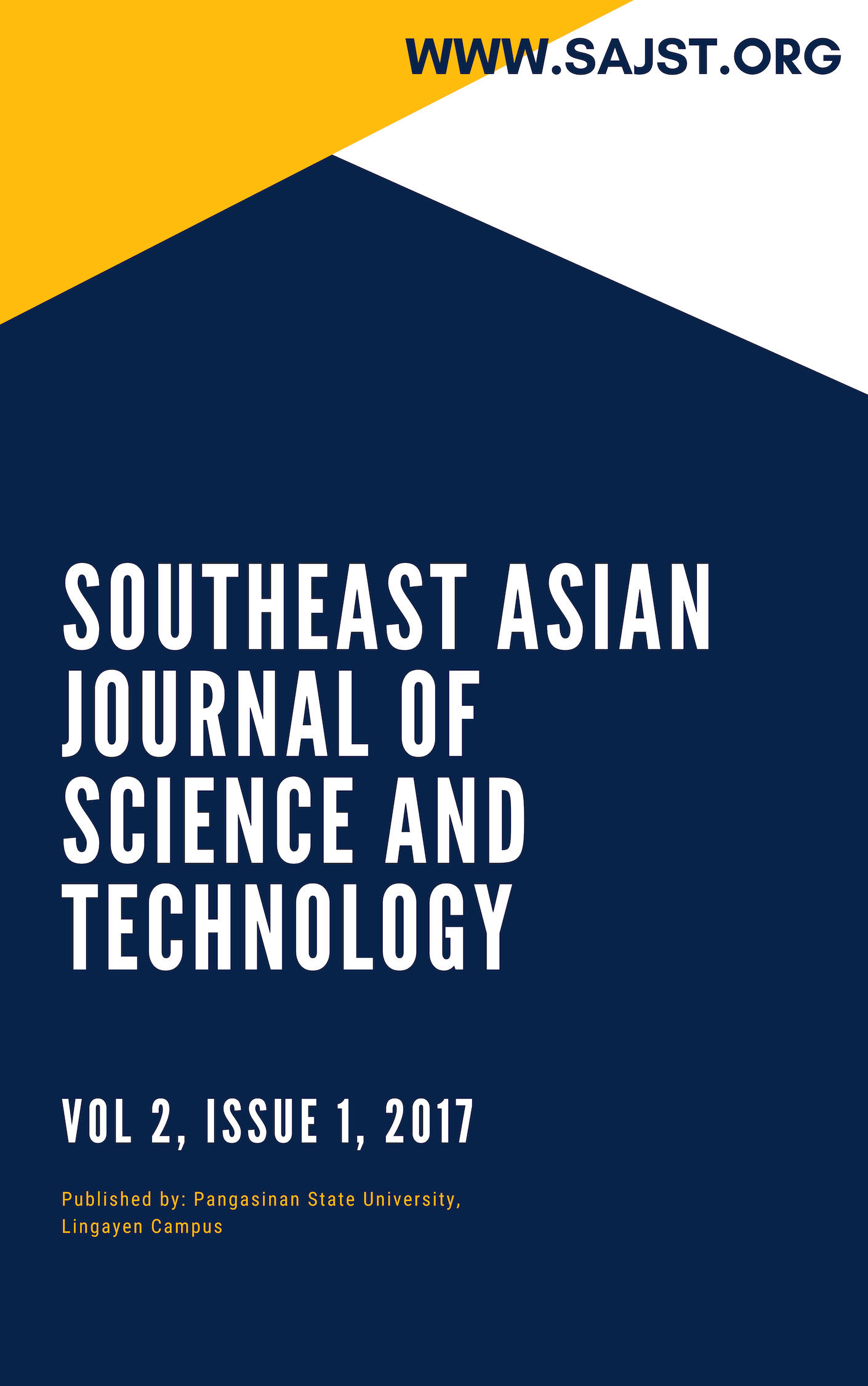 Southeast Asian Journal of Science and Technology – Published by